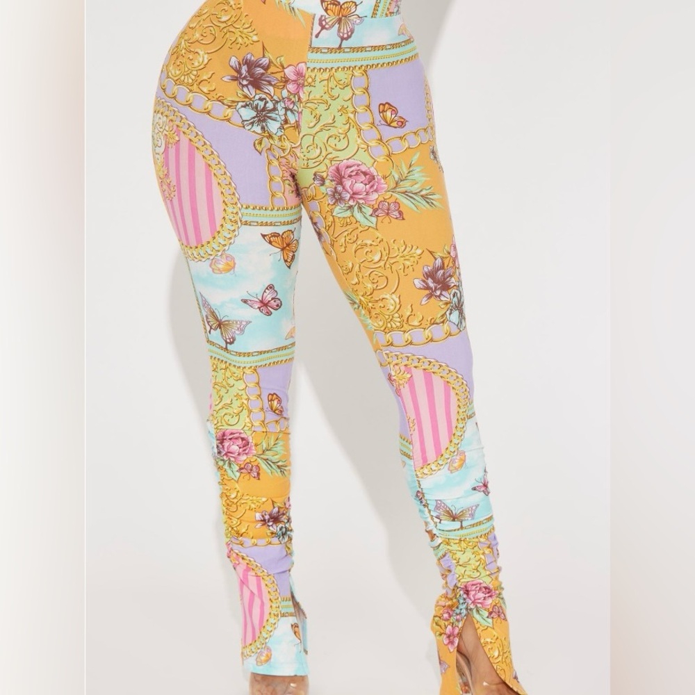 Stacked legging - multi color